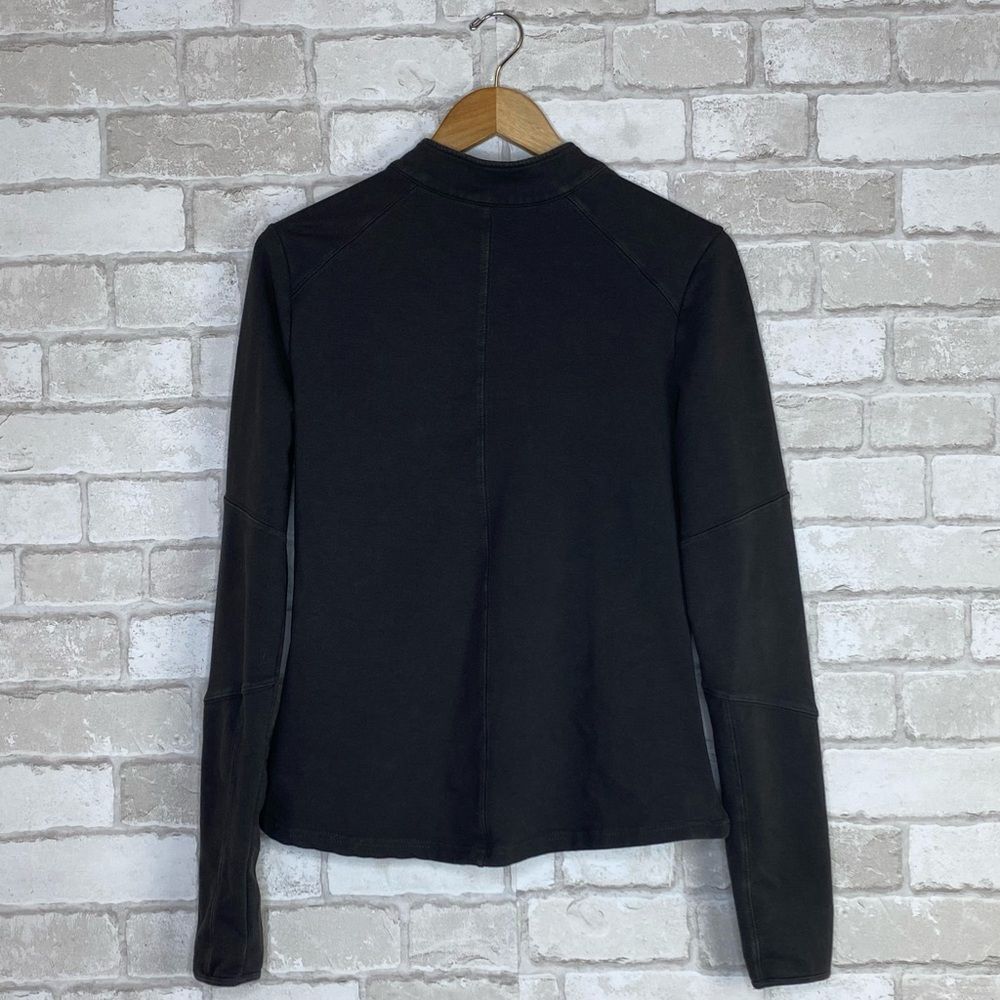 Fabletics Asymmetrical Davis Charcoal Jacket - Picture 8 of 16